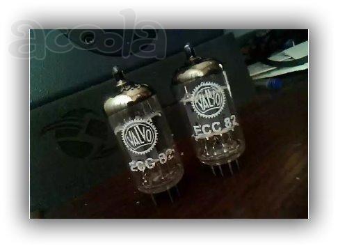 Лампы NOS ECC82 VALVO DIMPLE DISK GETTER пара